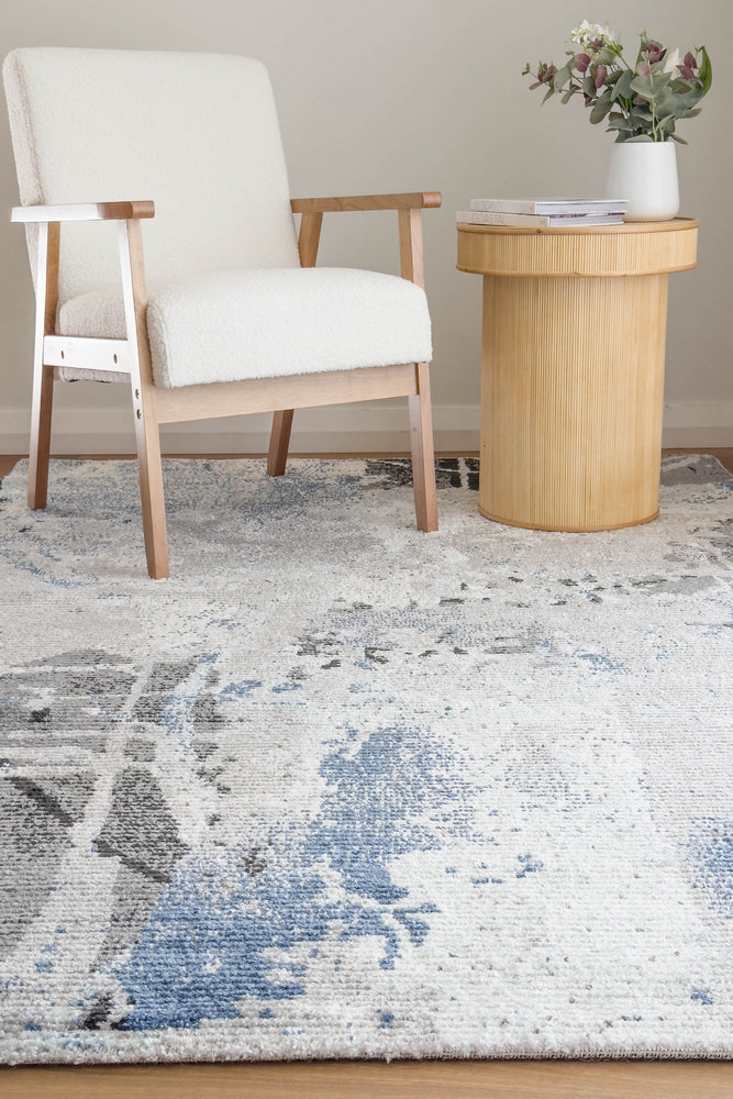 Vienna Dark Grey Grey Rug - Turkish-inspired modern rug from Treasures of Turkey