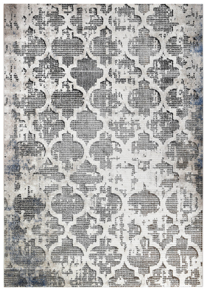Vienna Dark Grey Cream Rug - Turkish-inspired modern rug from Treasures of Turkey