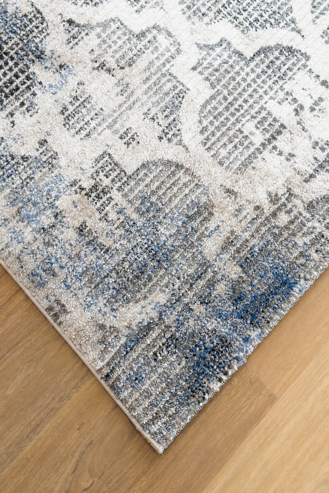 Vienna Dark Grey Cream Rug - Turkish-inspired modern rug from Treasures of Turkey
