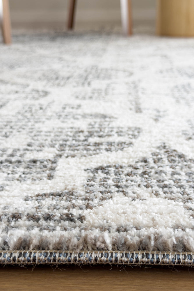 Vienna Dark Grey Cream Rug - Turkish-inspired modern rug from Treasures of Turkey