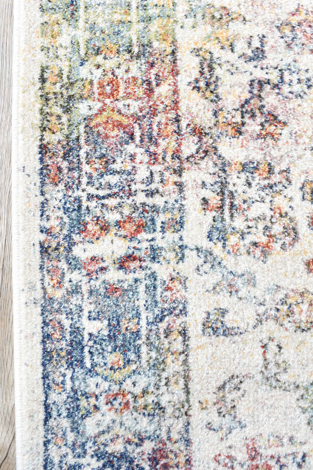 Casablanca Navy Cream Runner - Turkish-inspired modern rug from Treasures of Turkey