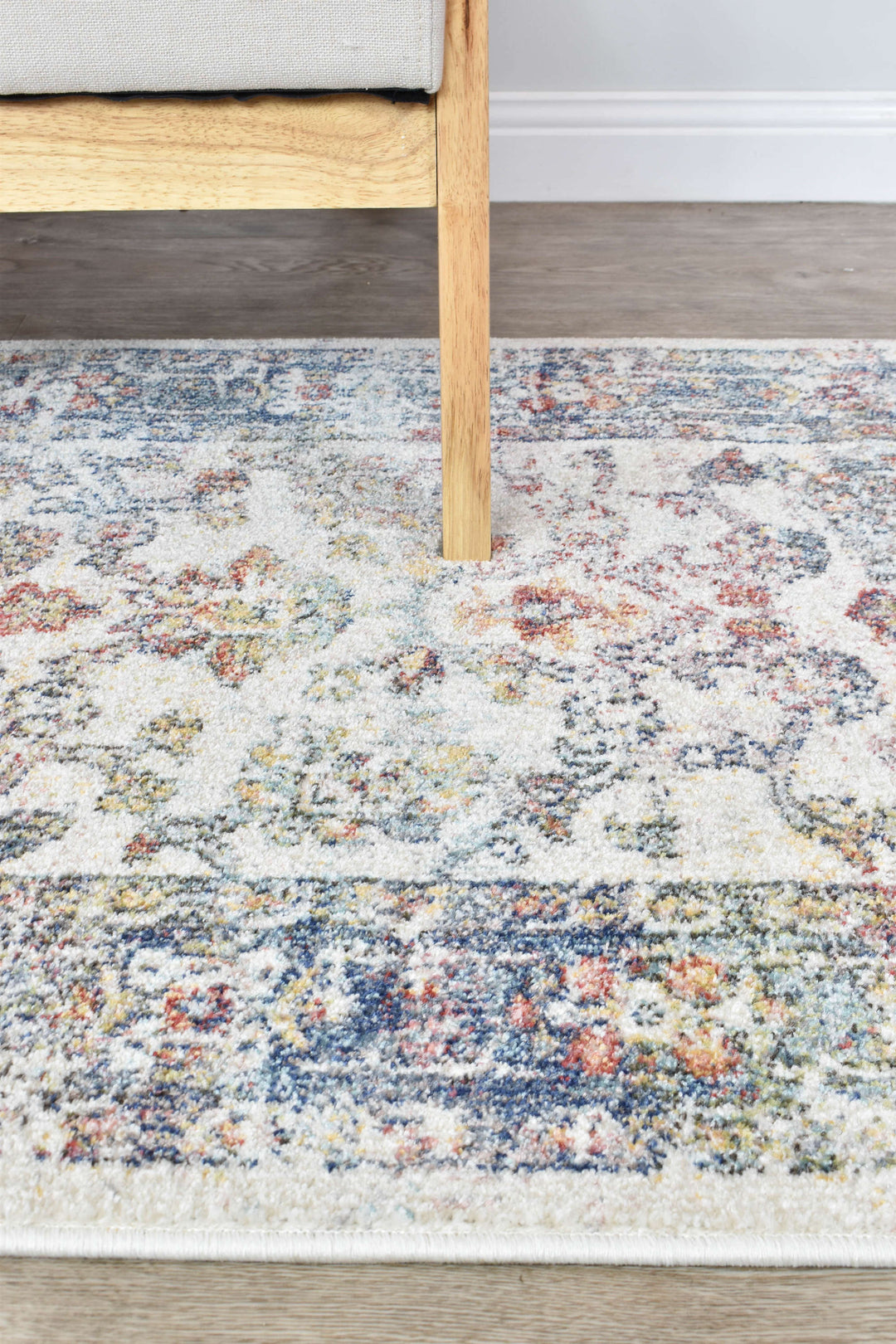 Casablanca Navy Cream Rug - Turkish-inspired modern rug from Treasures of Turkey