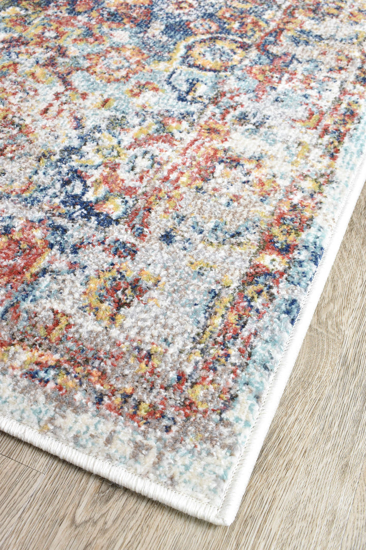 Casablanca Navy Cream Rug - Turkish-inspired modern rug from Treasures of Turkey