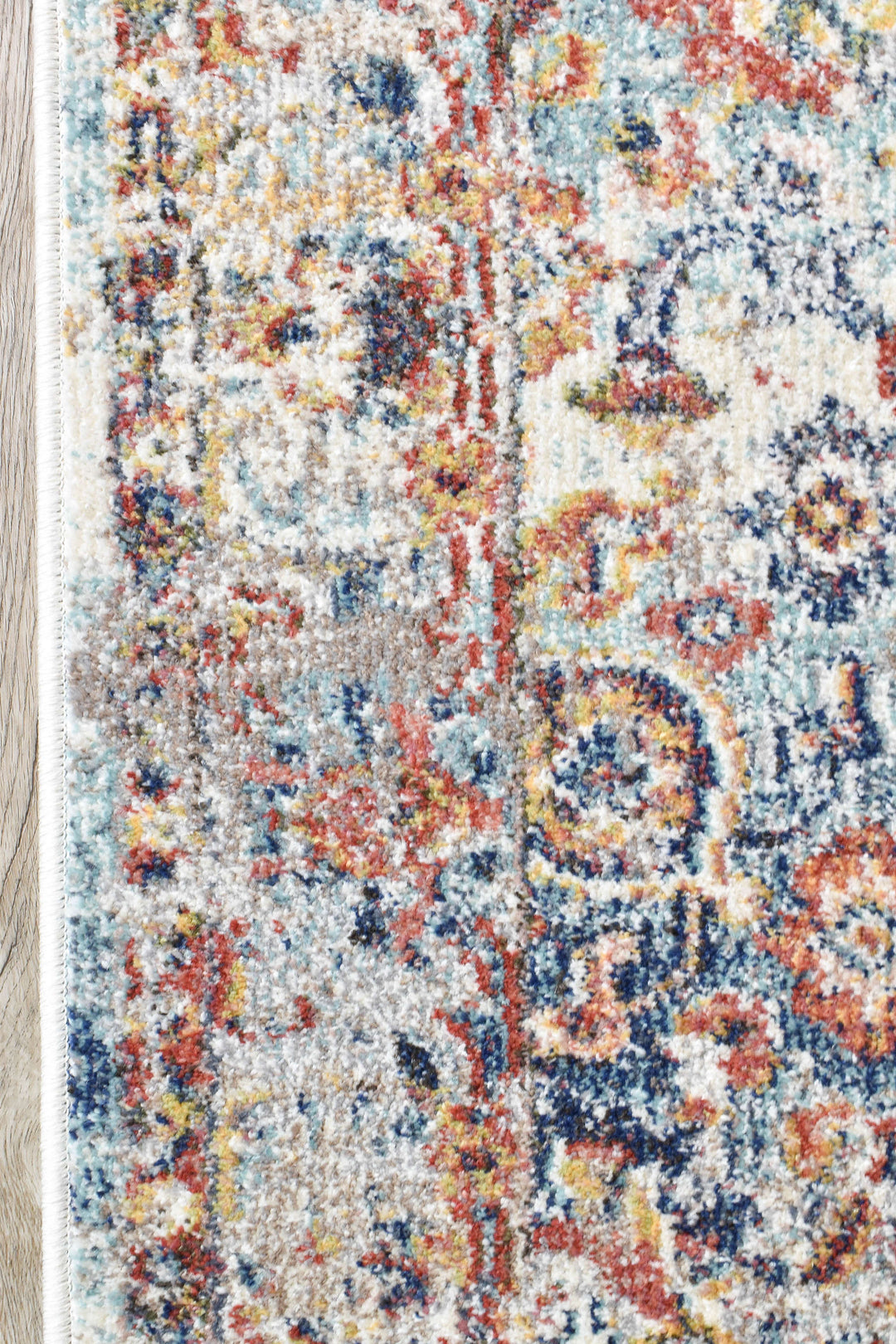 Casablanca Navy Cream Rug - Turkish-inspired modern rug from Treasures of Turkey