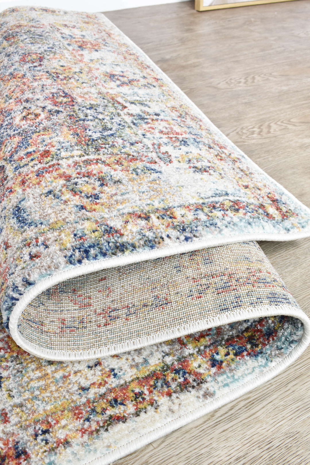 Casablanca Navy Cream Rug - Turkish-inspired modern rug from Treasures of Turkey