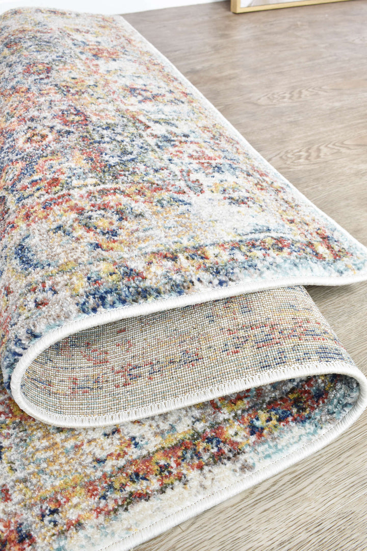 Casablanca Navy Cream Rug - Turkish-inspired modern rug from Treasures of Turkey
