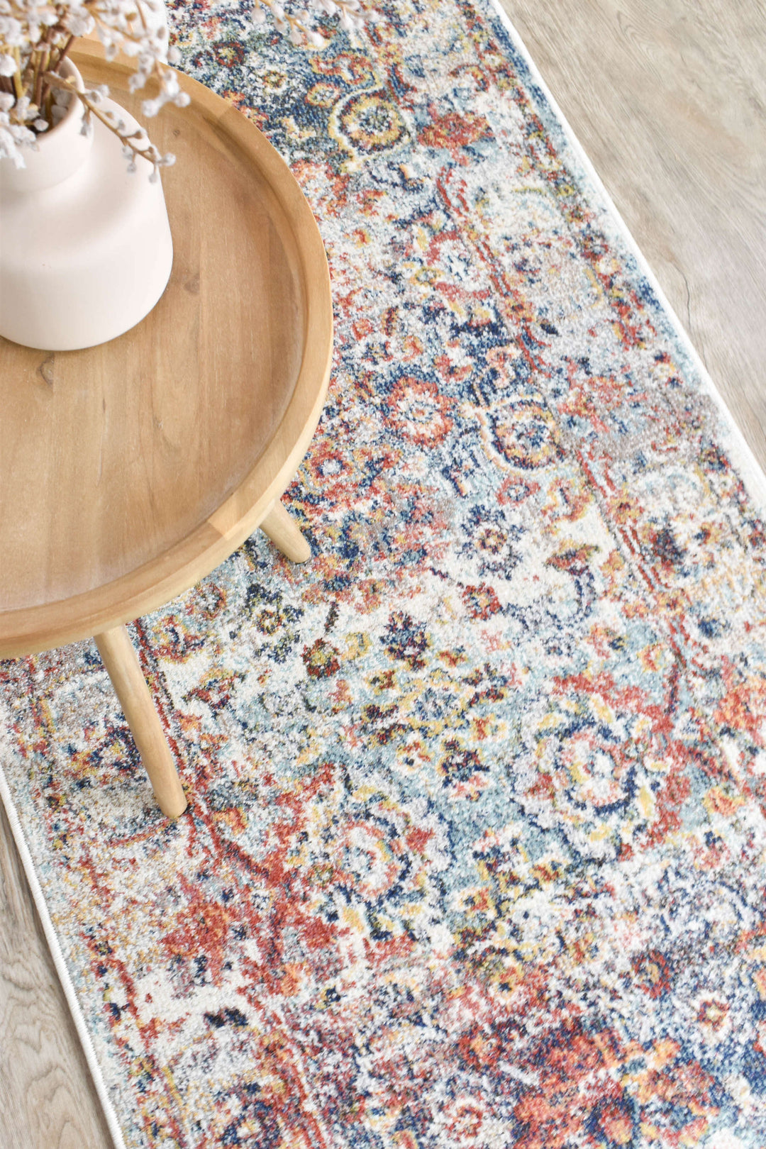Casablanca Navy Cream Rug - Turkish-inspired modern rug from Treasures of Turkey