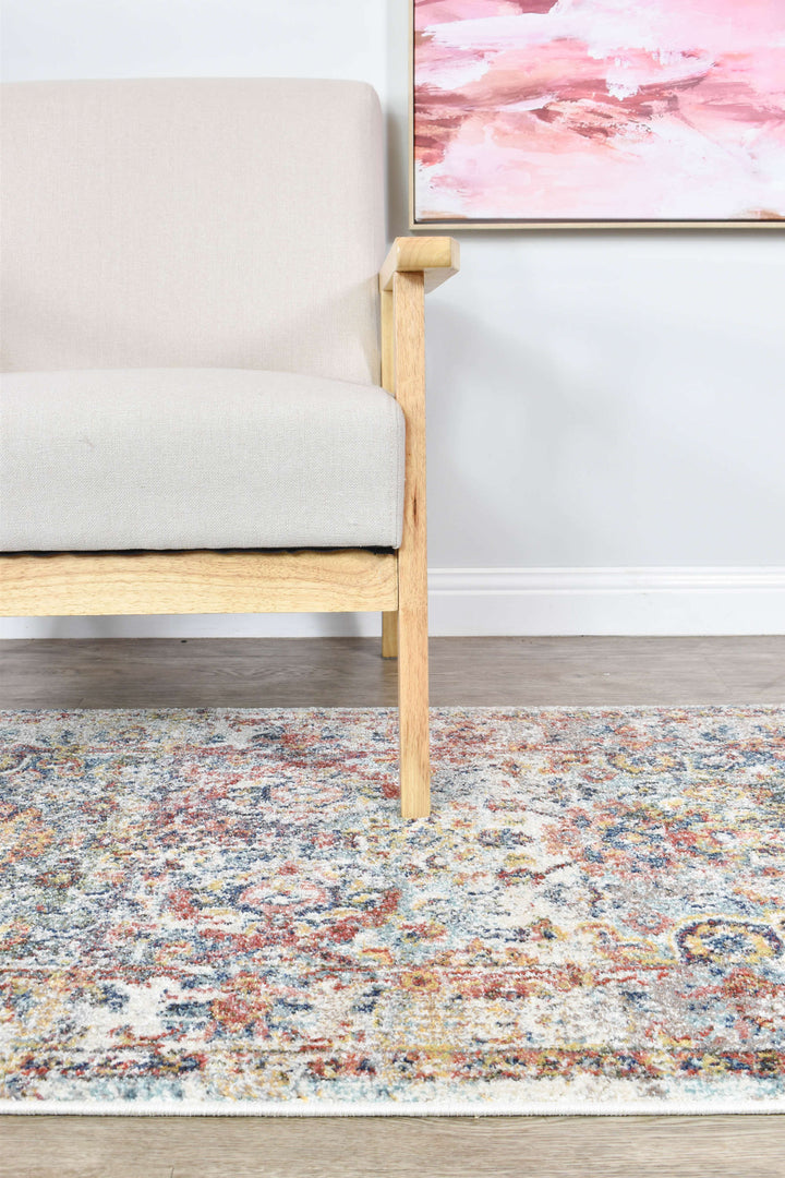 Casablanca Navy Cream Rug - Turkish-inspired modern rug from Treasures of Turkey