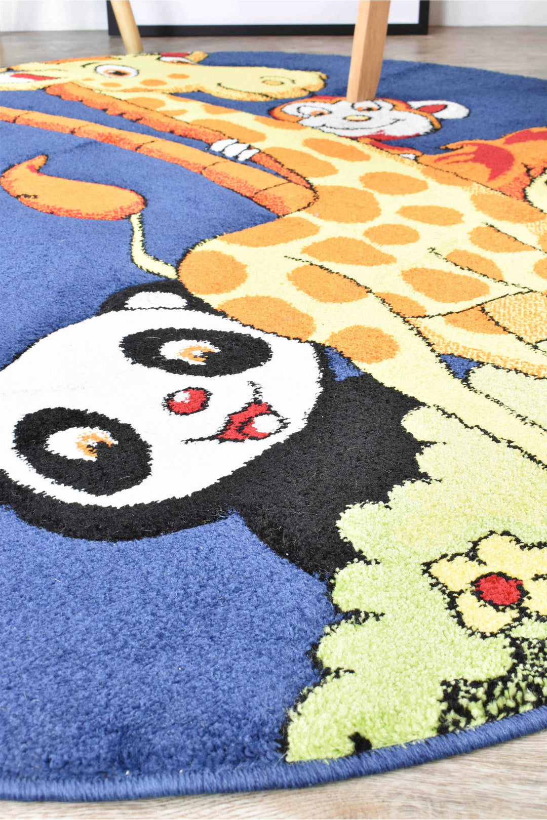 Dream Kids Animal Round Rug - Turkish-inspired kids rug from Treasures of Turkey