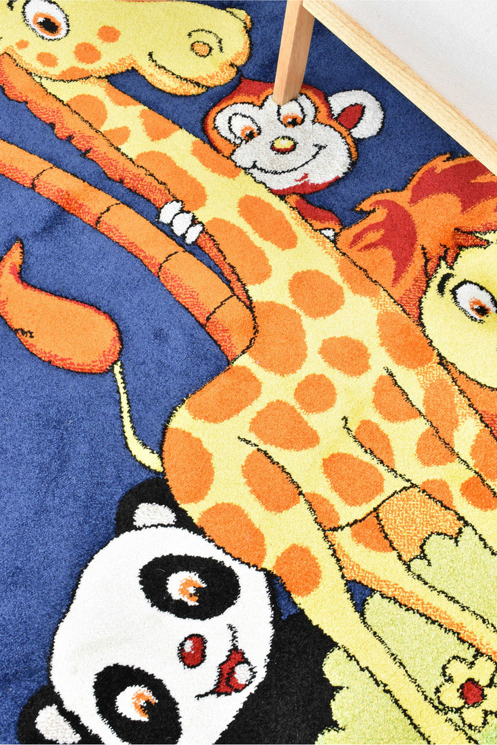 Dream Kids Animal Round Rug - Turkish-inspired kids rug from Treasures of Turkey
