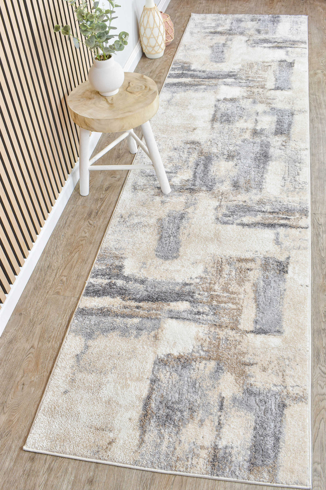 Maya Mosaic Natural Geometric Contemporary Modern Rug – Treasures of Turkey Australia