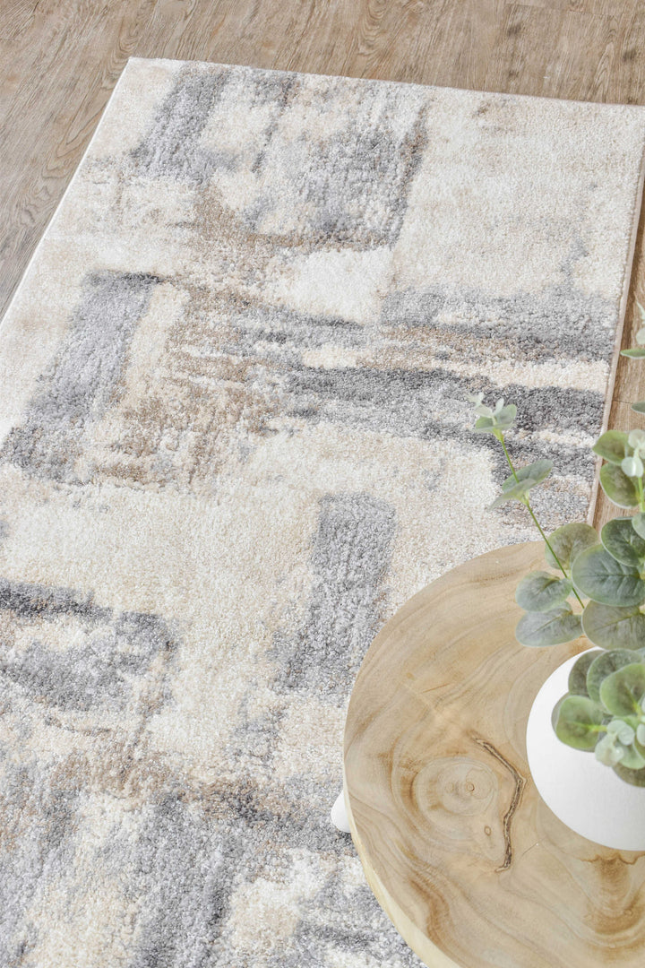 Maya Mosaic Natural Geometric Contemporary Modern Rug – Treasures of Turkey Australia