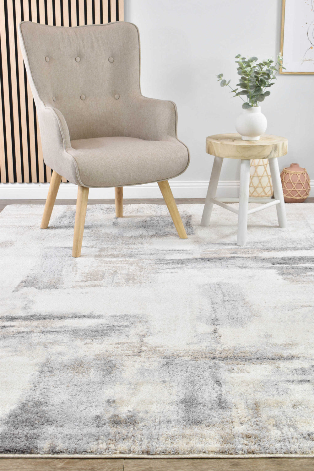 Maya Mosaic Natural Geometric Contemporary Modern Rug – Treasures of Turkey Australia