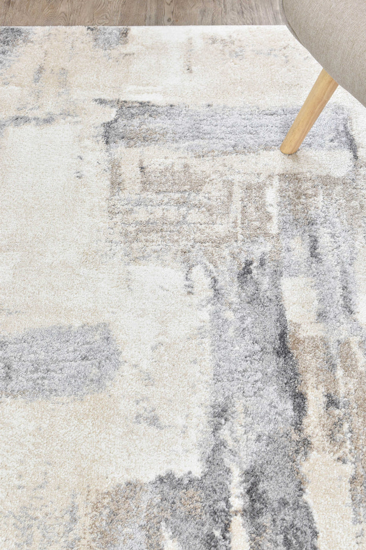 Maya Mosaic Natural Geometric Contemporary Modern Rug – Treasures of Turkey Australia