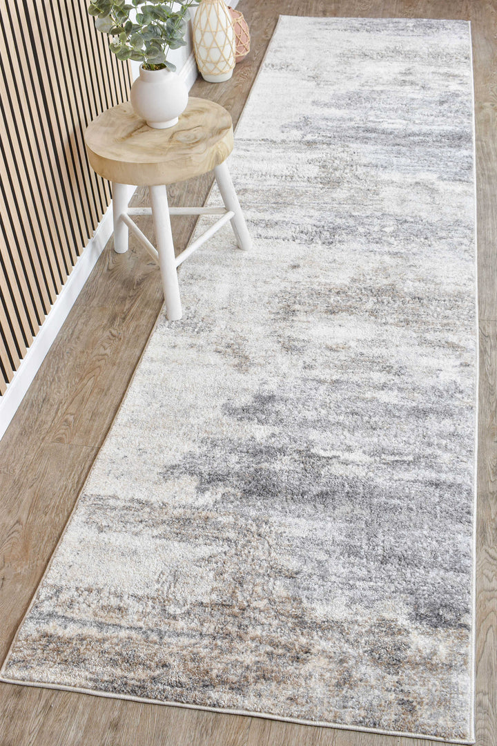 Nebula Glyphs Beige Geometric Modern Rug – Treasures of Turkey Australia
