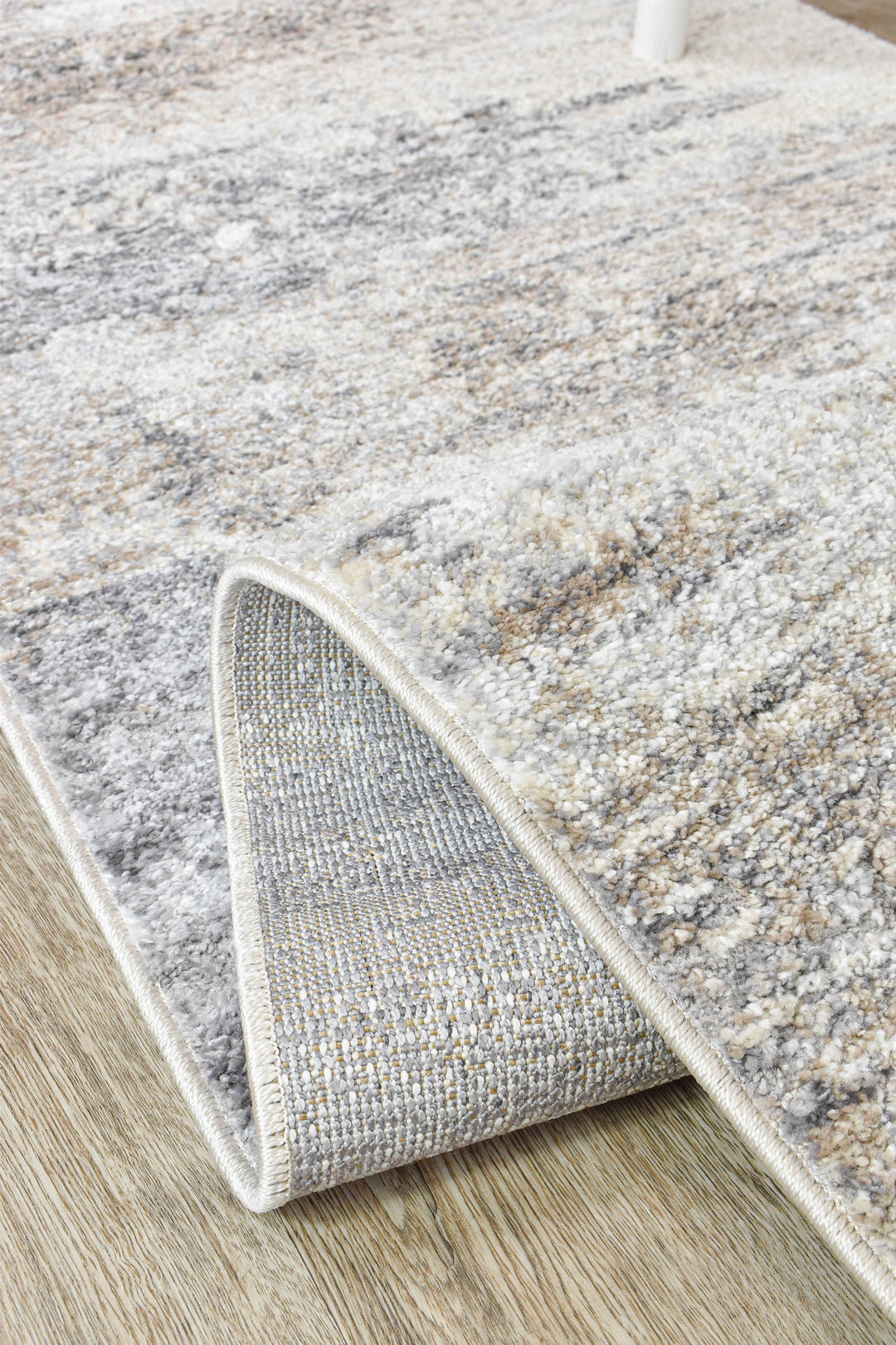 Nebula Glyphs Beige Geometric Modern Rug – Treasures of Turkey Australia