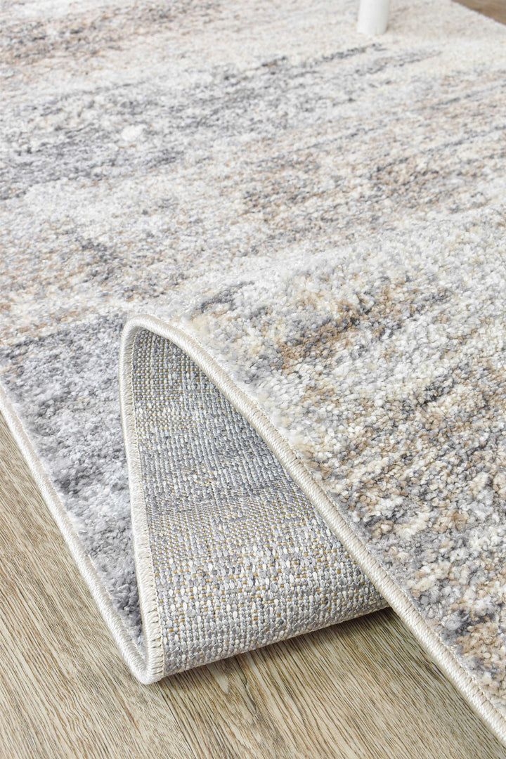 Nebula Glyphs Beige Geometric Modern Rug – Treasures of Turkey Australia