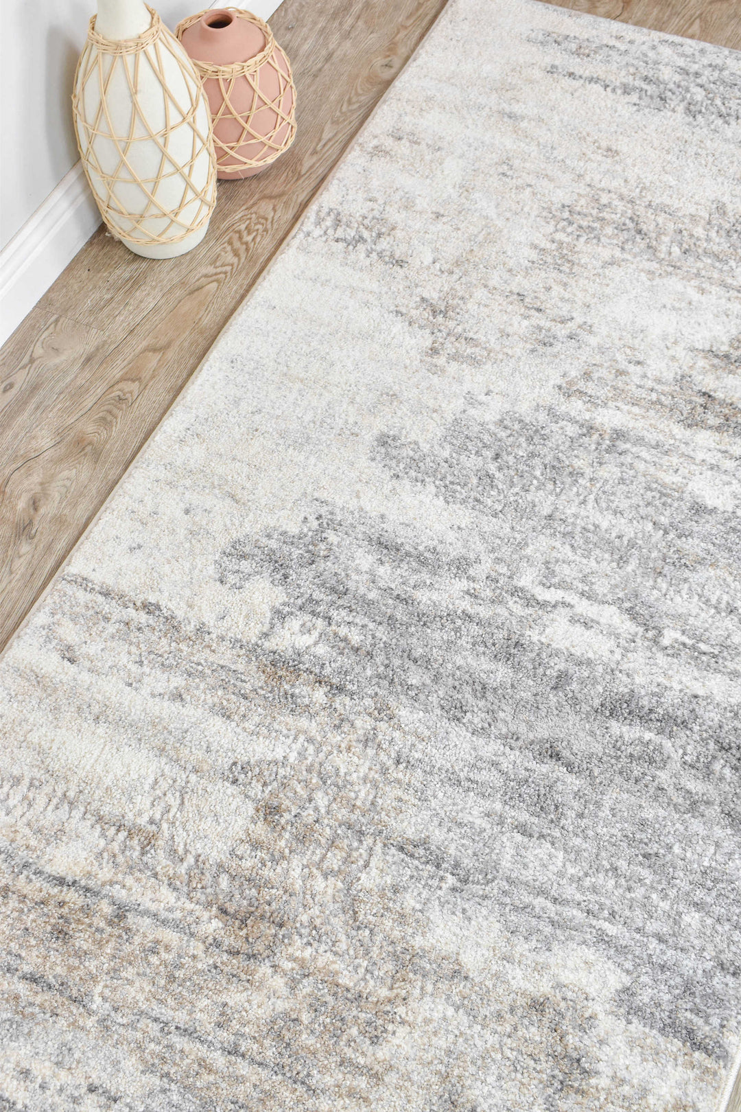 Nebula Glyphs Beige Geometric Modern Rug – Treasures of Turkey Australia