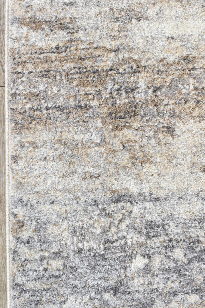 Nebula Glyphs Beige Geometric Modern Rug – Treasures of Turkey Australia