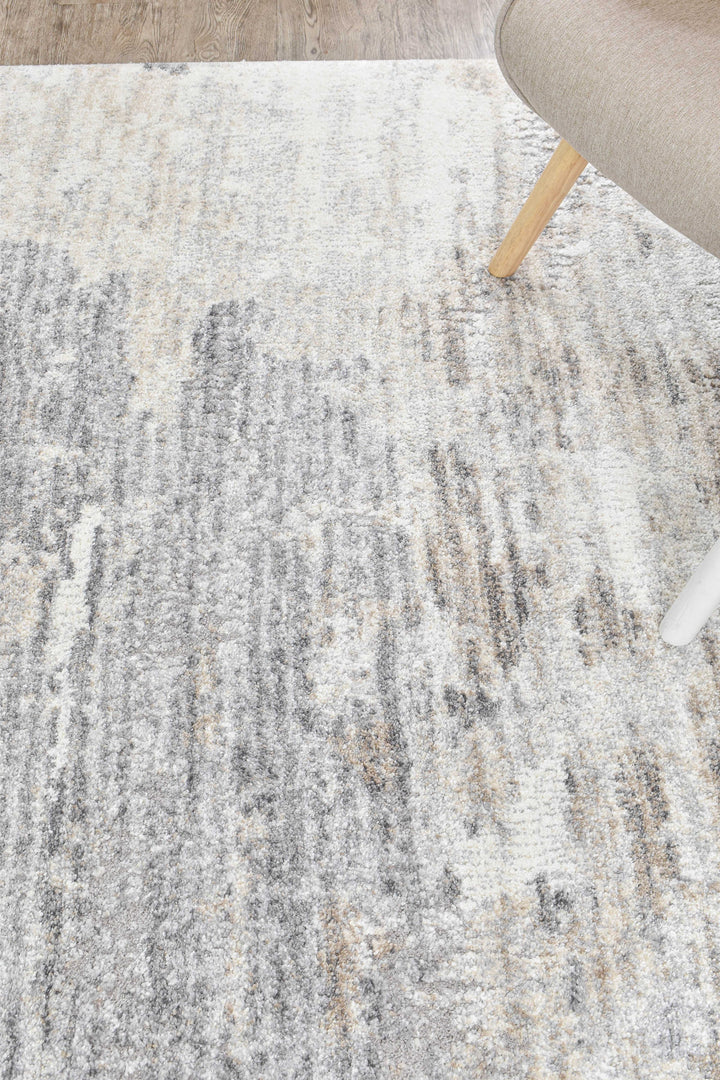 Nebula Glyphs Beige Geometric Modern Rug – Treasures of Turkey Australia