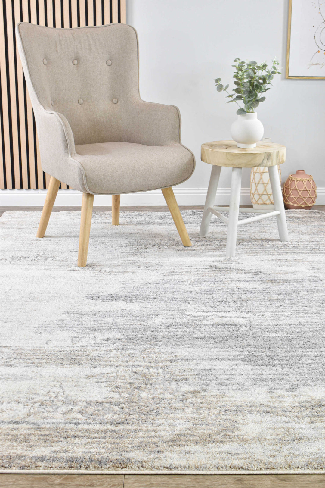 Nebula Glyphs Beige Geometric Modern Rug – Treasures of Turkey Australia