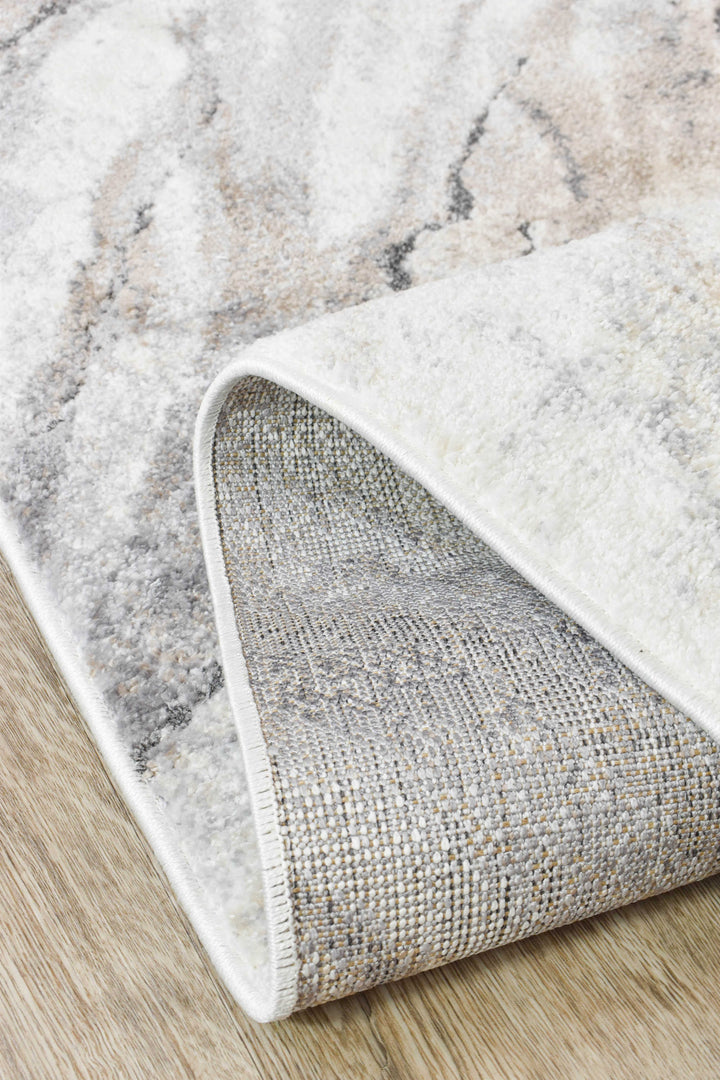 Opulent Radiance Cream Grey Contemporary Modern Rug – Treasures of Turkey Australia