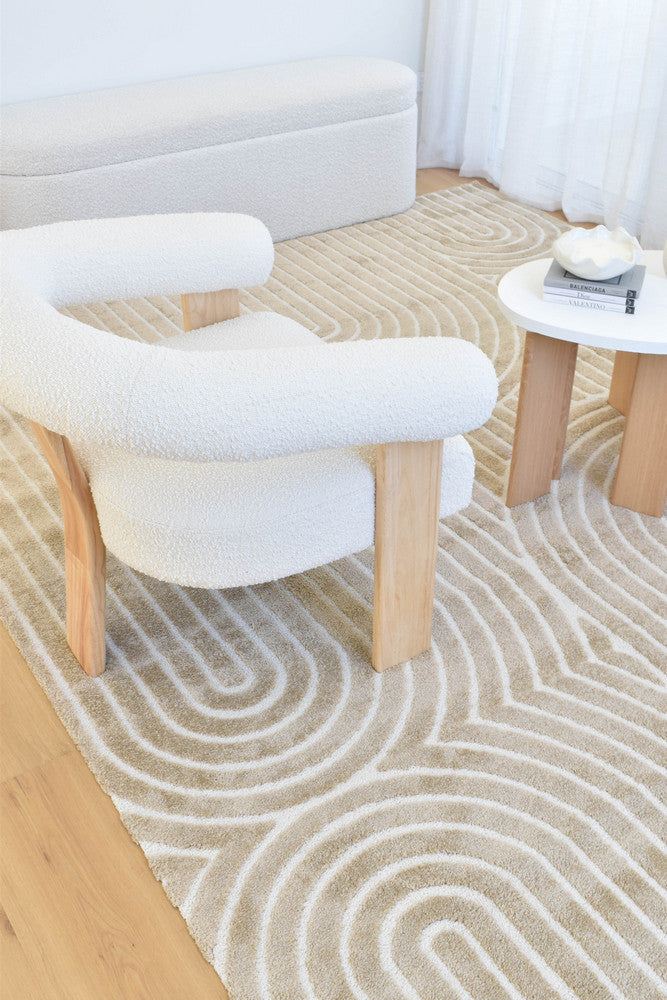 Coco Arch Cocoa Modern Rug - Turkish-inspired modern rug from Treasures of Turkey