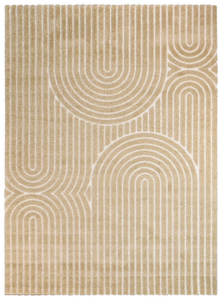 Coco Arch Cocoa Modern Rug - Turkish-inspired modern rug from Treasures of Turkey