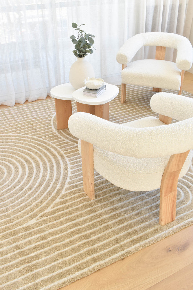 Coco Arch Cocoa Modern Rug - Turkish-inspired modern rug from Treasures of Turkey