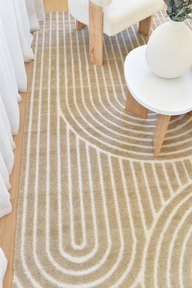 Coco Arch Cocoa Modern Rug - Turkish-inspired modern rug from Treasures of Turkey