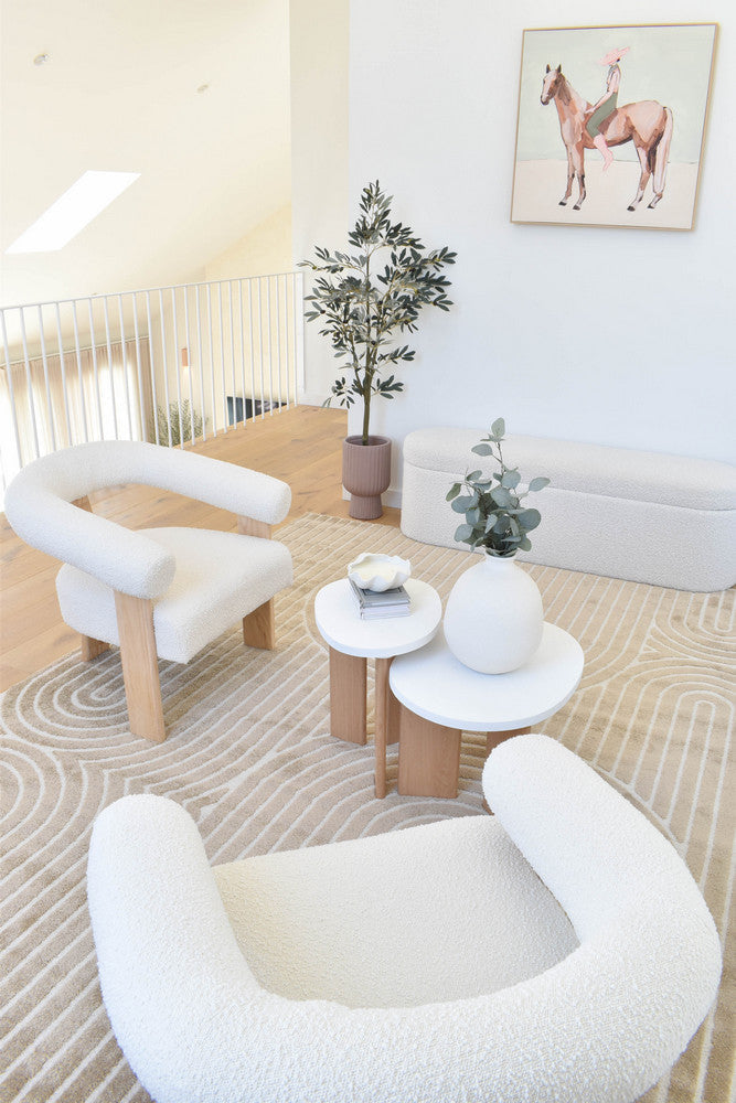 Coco Arch Cocoa Modern Rug - Turkish-inspired modern rug from Treasures of Turkey