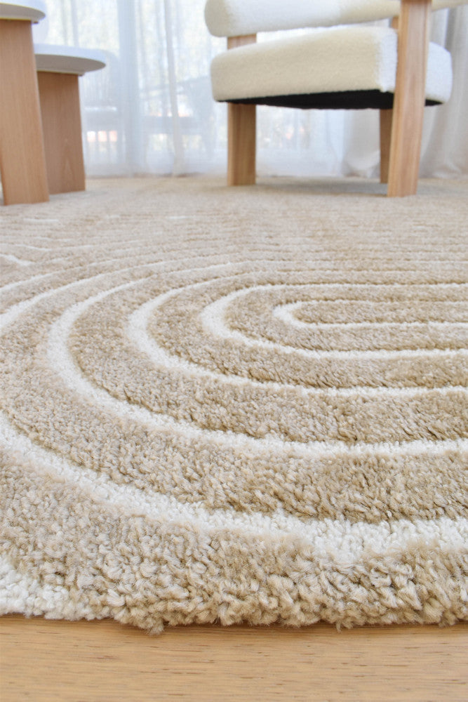 Coco Arch Cocoa Modern Rug - Turkish-inspired modern rug from Treasures of Turkey
