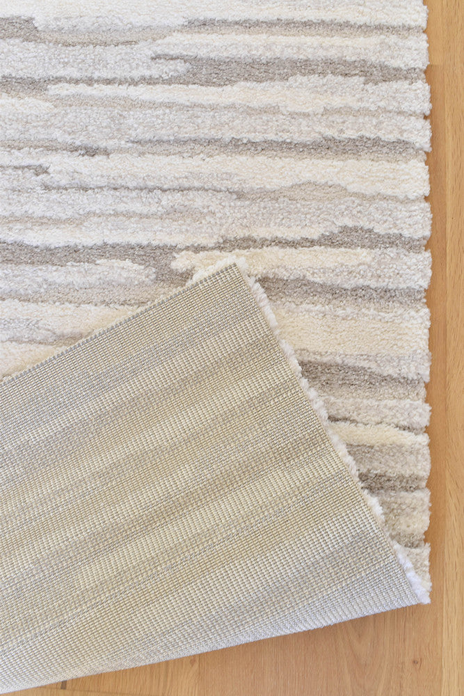 Coco Stripe Cream Modern Rug - Turkish-inspired modern rug from Treasures of Turkey