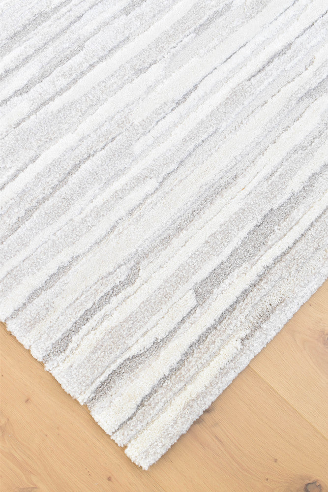 Coco Stripe Cream Modern Rug - Turkish-inspired modern rug from Treasures of Turkey