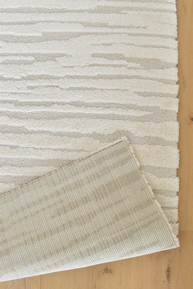 Coco Stripe Latte Modern Rug - Turkish-inspired modern rug from Treasures of Turkey