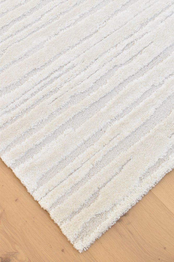 Coco Stripe Latte Modern Rug - Turkish-inspired modern rug from Treasures of Turkey