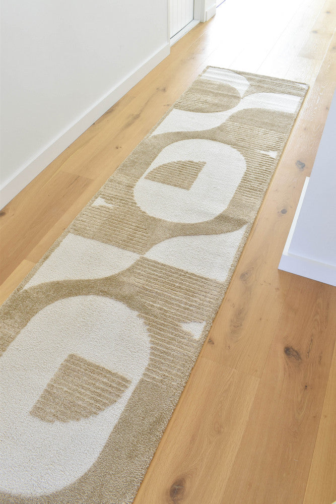 Coco Geometric Chestnut Modern Rug - Turkish-inspired modern rug from Treasures of Turkey