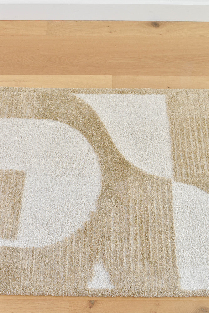 Coco Geometric Chestnut Modern Rug - Turkish-inspired modern rug from Treasures of Turkey