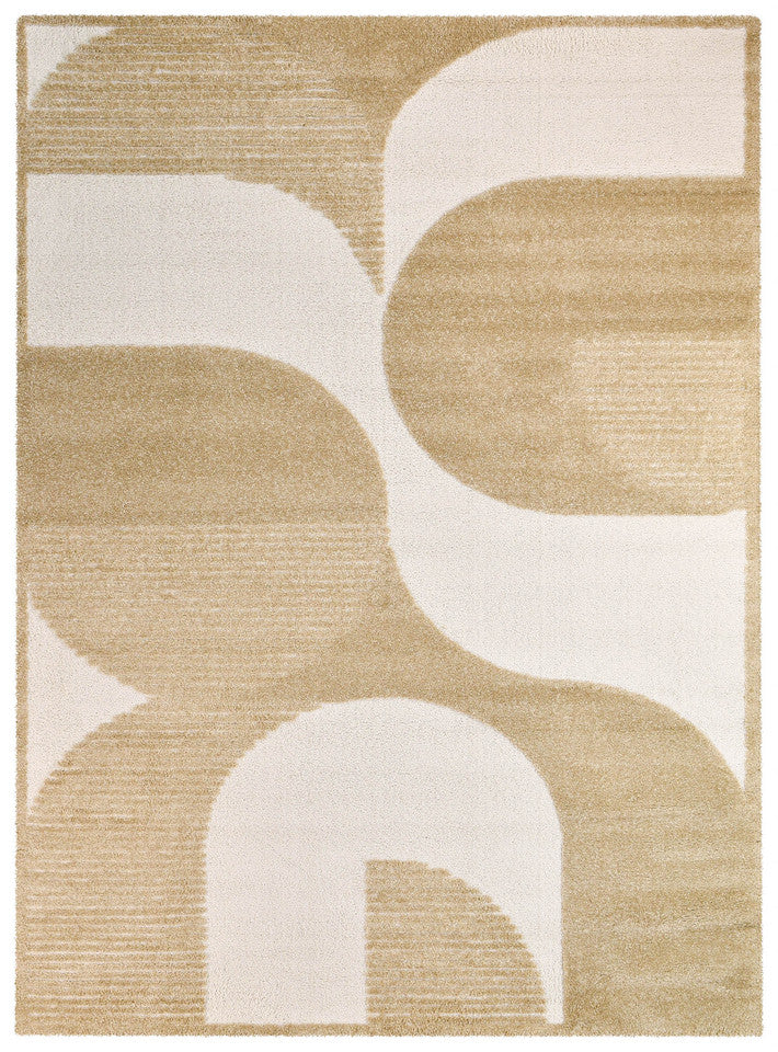 Coco Geometric Chestnut Modern Rug - Turkish-inspired modern rug from Treasures of Turkey