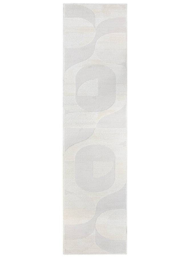 Coco Geometric Pearl Modern Rug - Turkish-inspired modern rug from Treasures of Turkey