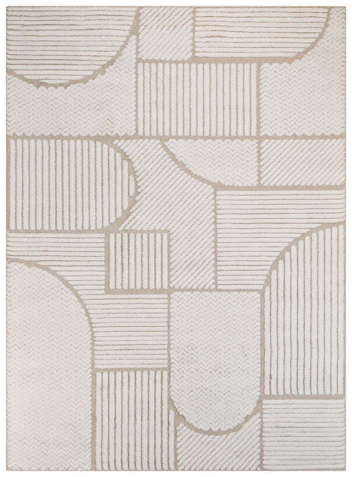 Colorado Beige Rug - Turkish-inspired modern rug from Treasures of Turkey