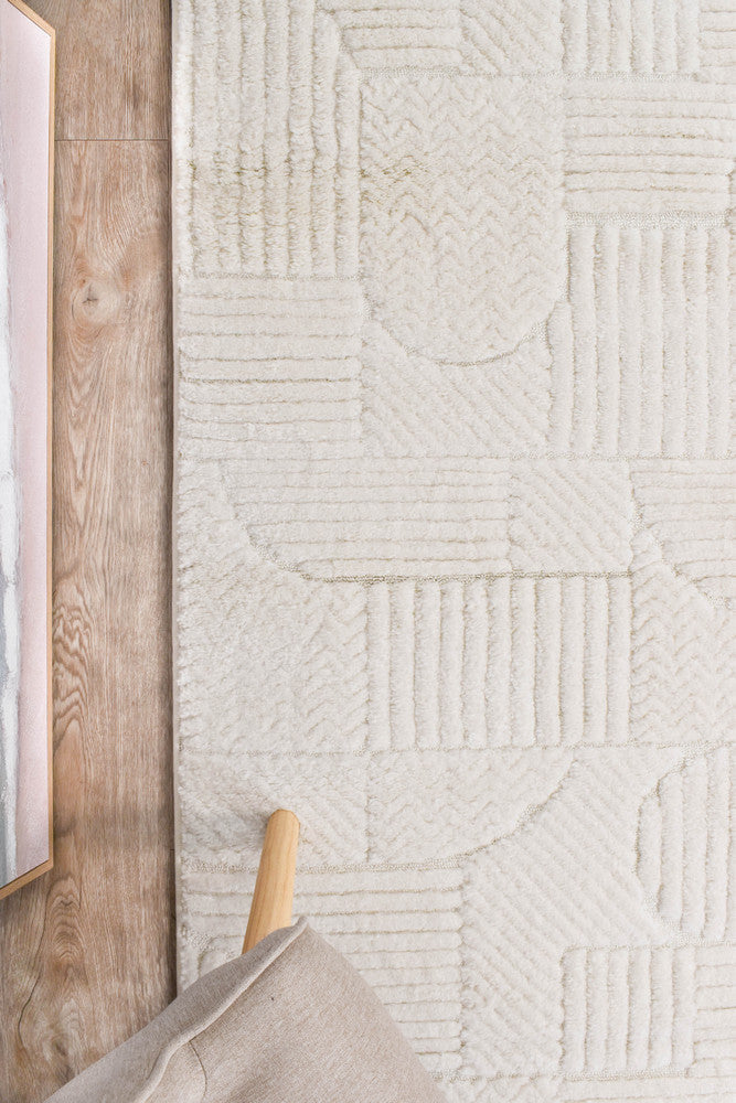 Colorado Cream Runner - Turkish-inspired hallway runner rug from Treasures of Turkey