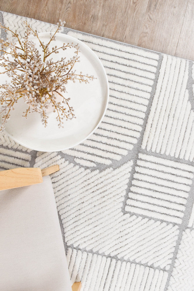 Colorado Grey Rug - Turkish-inspired modern rug from Treasures of Turkey