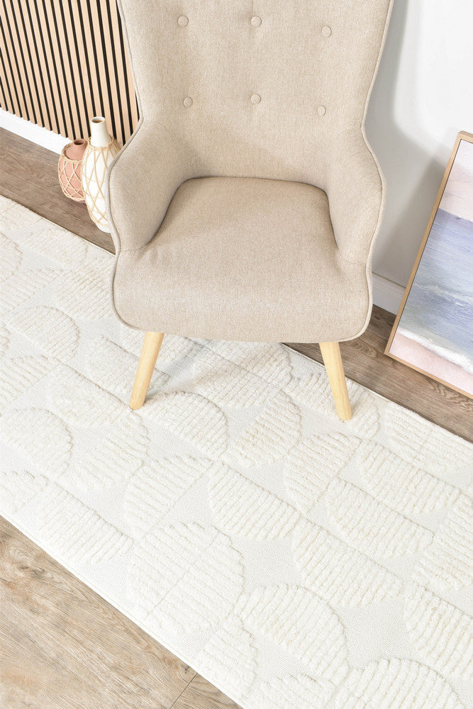 Colorado Cream Runner - Turkish-inspired hallway runner rug from Treasures of Turkey