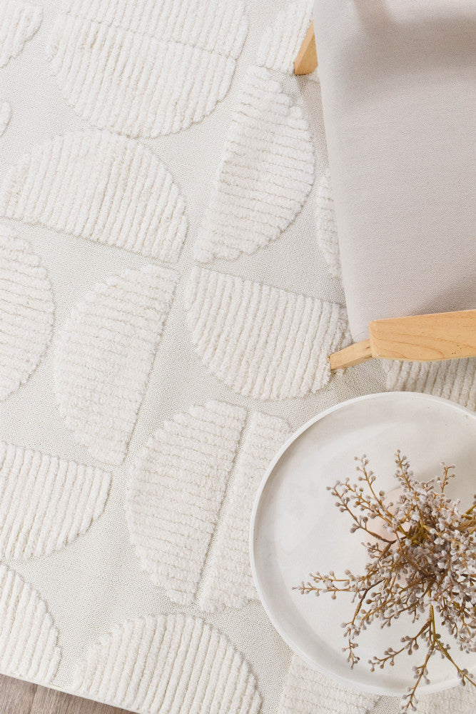 Colorado Cream Rug - Turkish-inspired modern rug from Treasures of Turkey