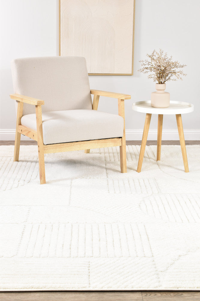 Colorado Cream Rug - Turkish-inspired modern rug from Treasures of Turkey