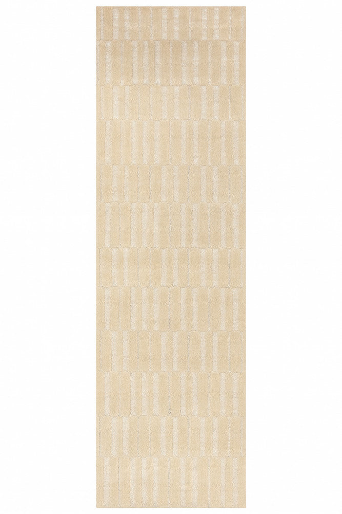 Colorado Beige Runner - Turkish-inspired hallway runner rug from Treasures of Turkey
