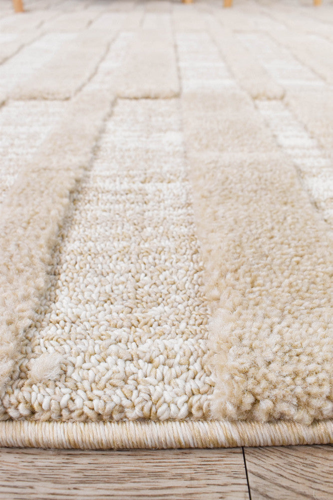 Colorado Beige Rug - Turkish-inspired modern rug from Treasures of Turkey