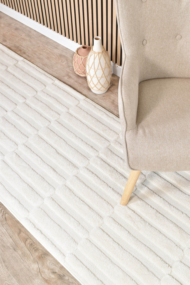 Colorado Cream Runner - Turkish-inspired hallway runner rug from Treasures of Turkey