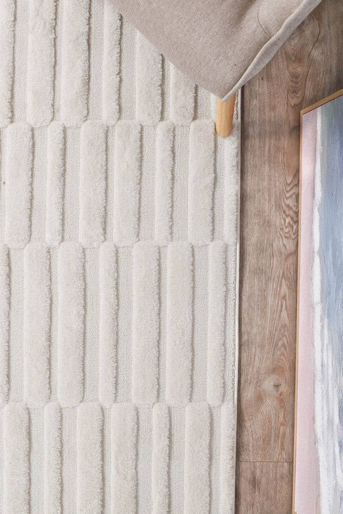 Colorado Cream Runner - Turkish-inspired hallway runner rug from Treasures of Turkey